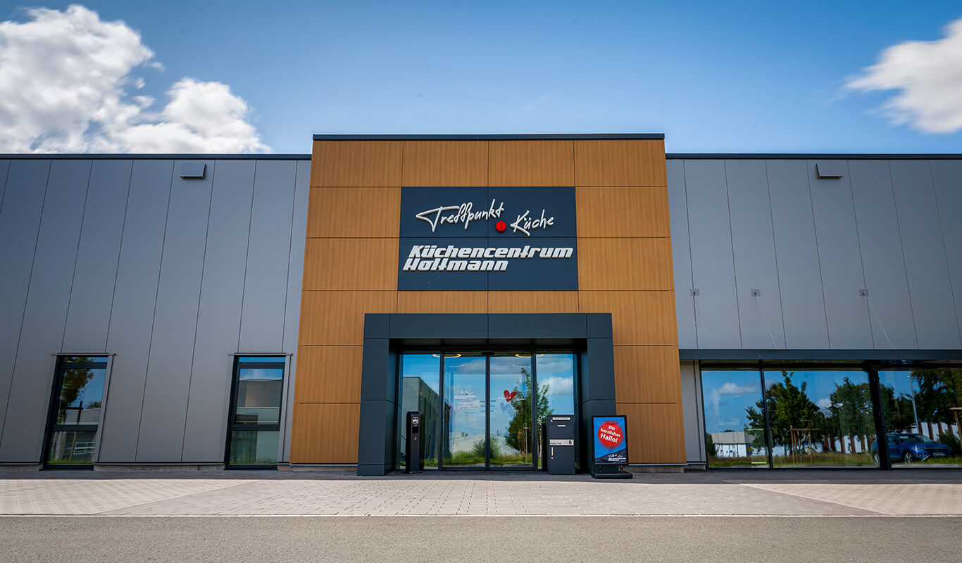 Repräsentativer Eingang Küchencentrum Holtmann